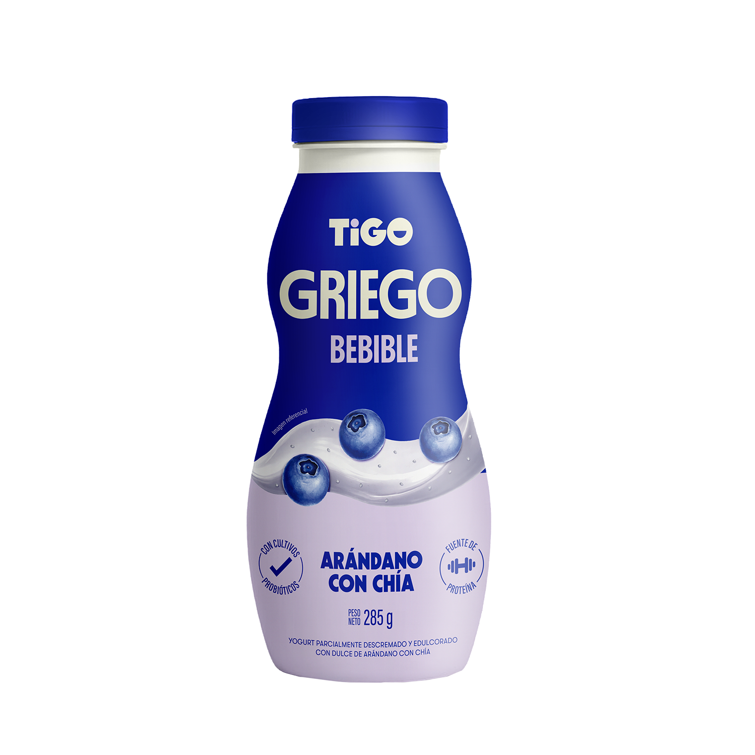 bebible-arandanos-285g Yogurt Griego Bebible - Imagen 1