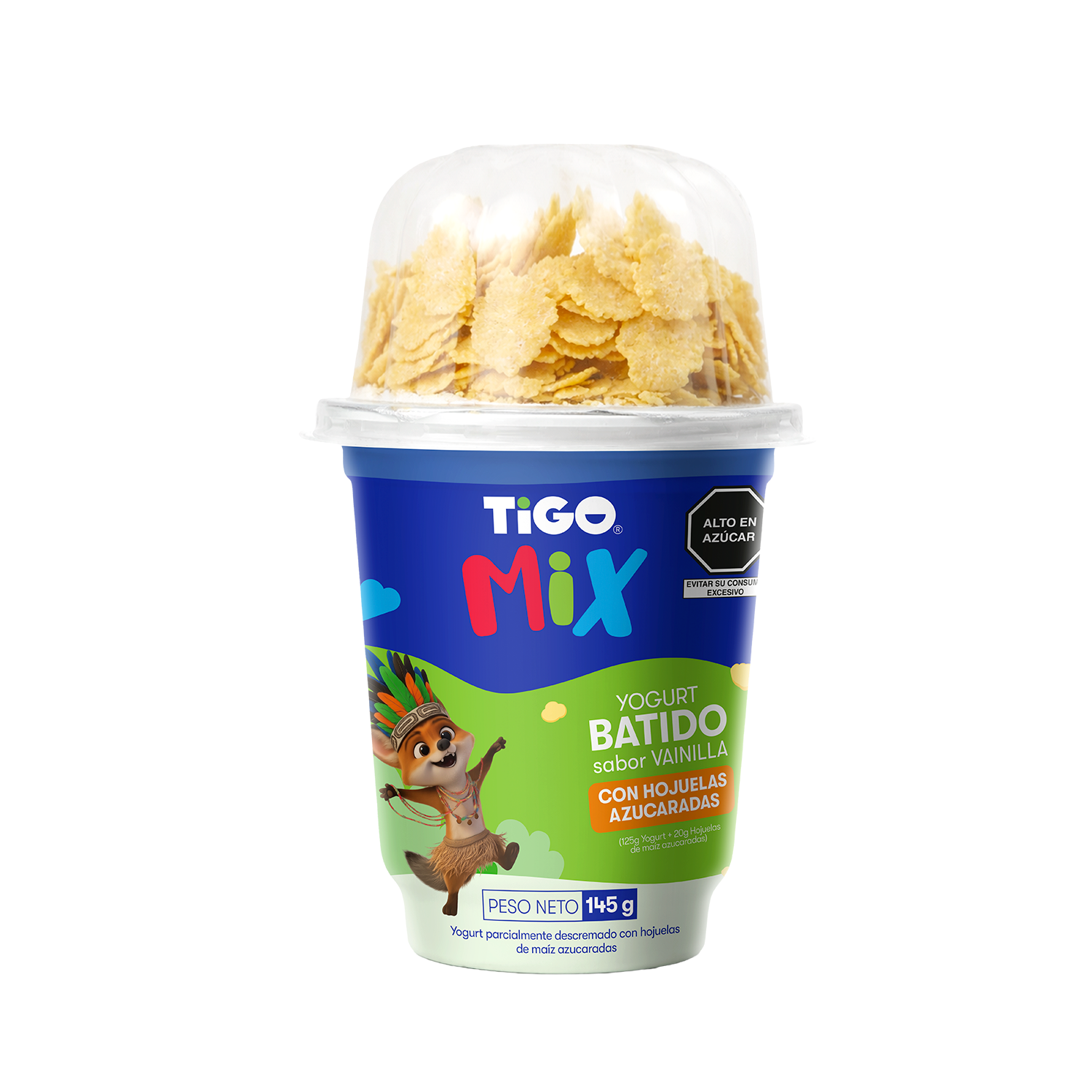 con-hojuelas-azucaradas Yogurt Tigo Mix - Imagen 1