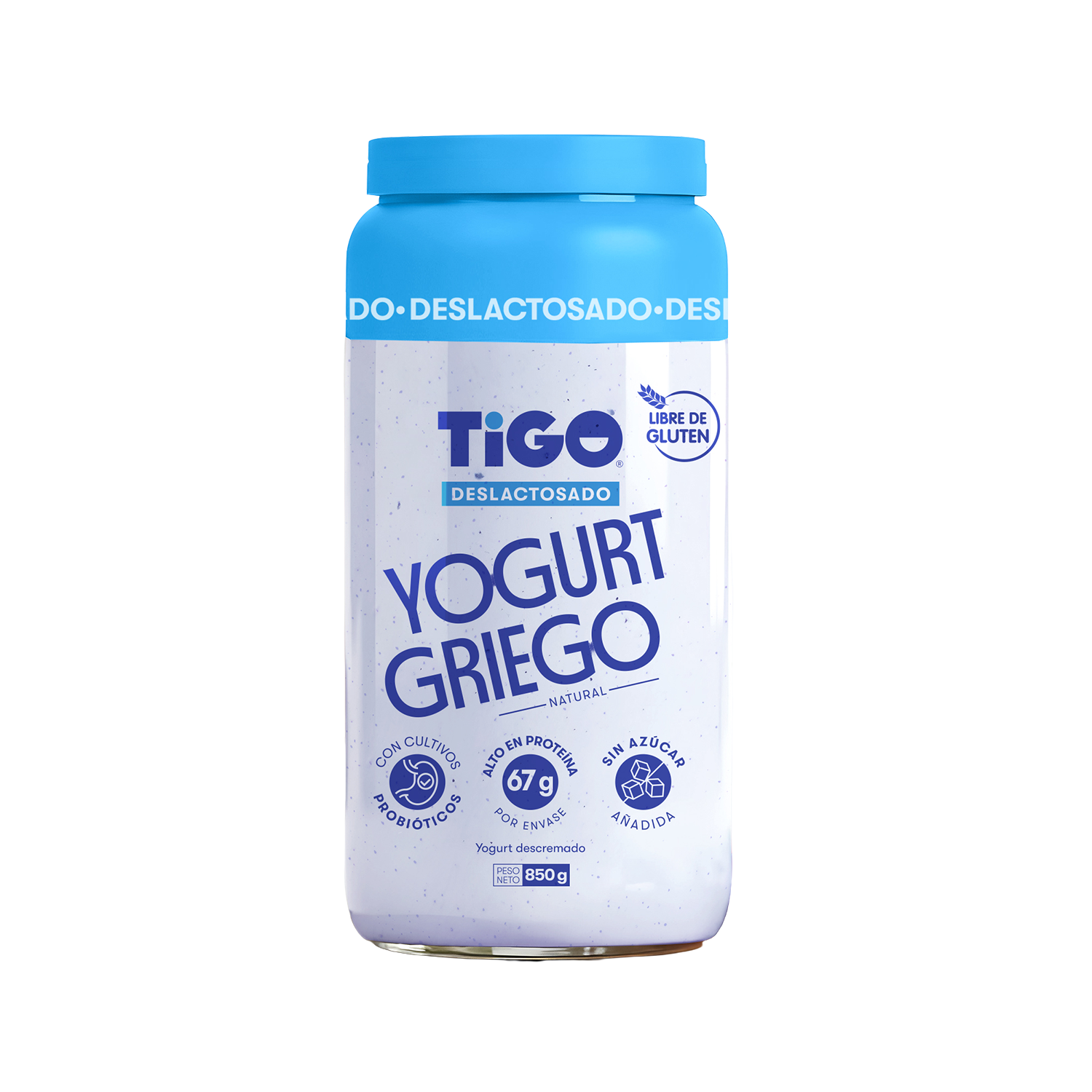 natural850-griegodeslactosado Yogurt Griego Deslactosado - Imagen 1