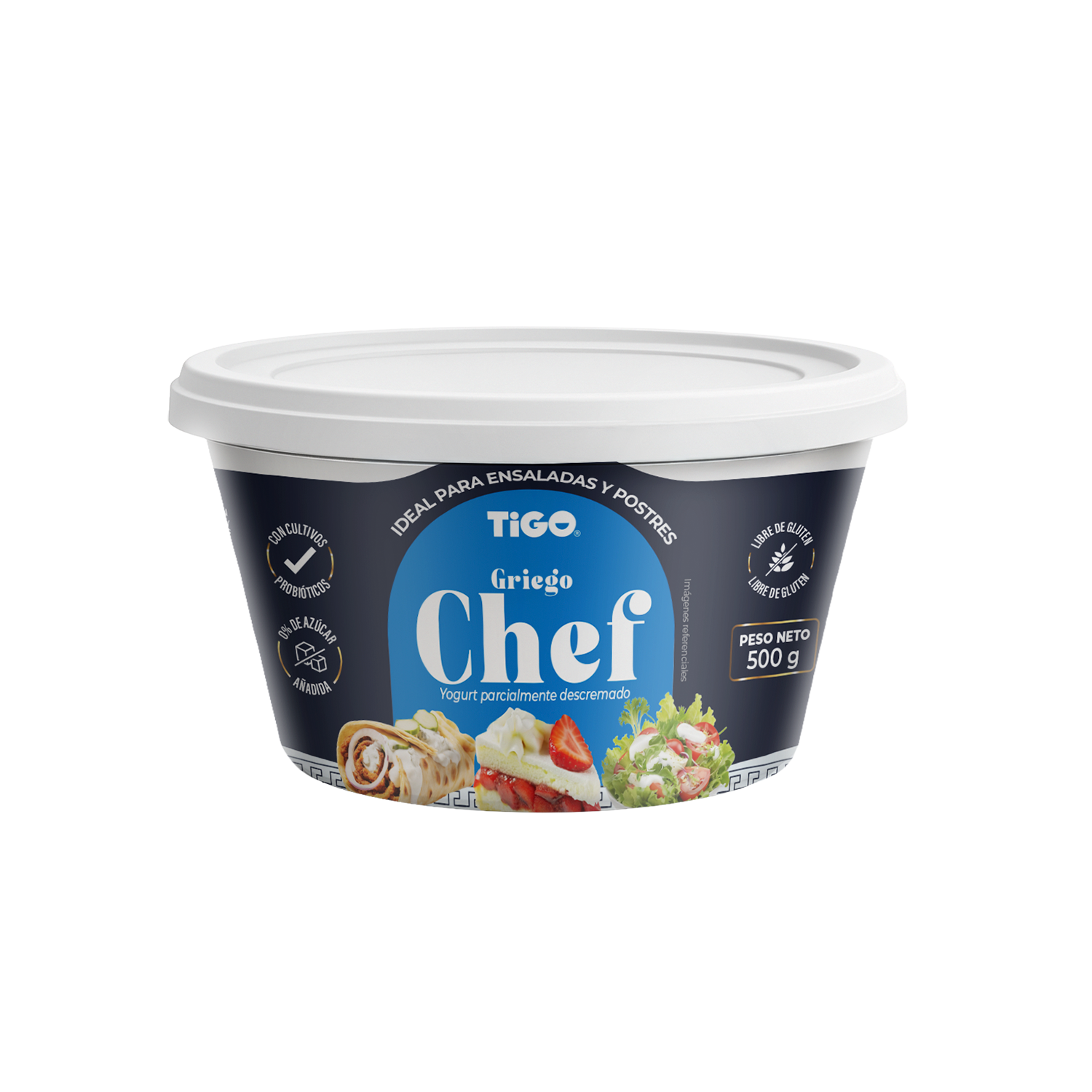 tigo-chef Yogurt Griego Chef Natural - Imagen 1